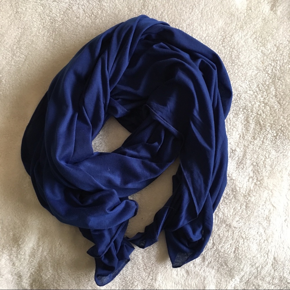 Royal blue scarf - super soft!